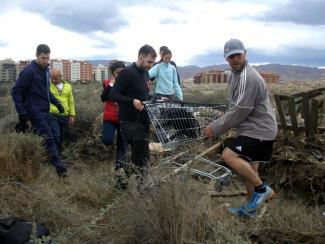 Las victimas invisibles del incendio de Almería. Abril de 2016.